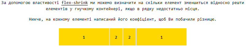 Властивість `flex-shrink`
