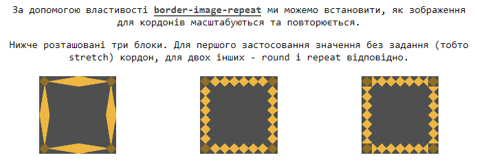 Властивість `border-image-repeat`